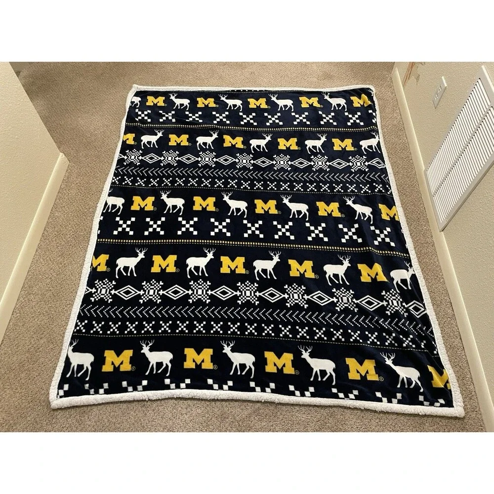 Michigan Wolverines Ultrasoft Extra Large Oversized Throw Blanket 56